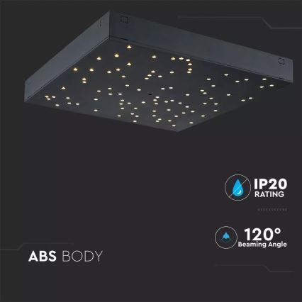 LED Hämardatav laevalgusti 1xLED/8W/230V 30x30 cm + kaugjuhtimispult