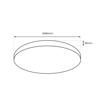 LED Hämardatav laevalgusti ALLISTER LED/50W/230V 3000-6000K + kaugjuhtimispult