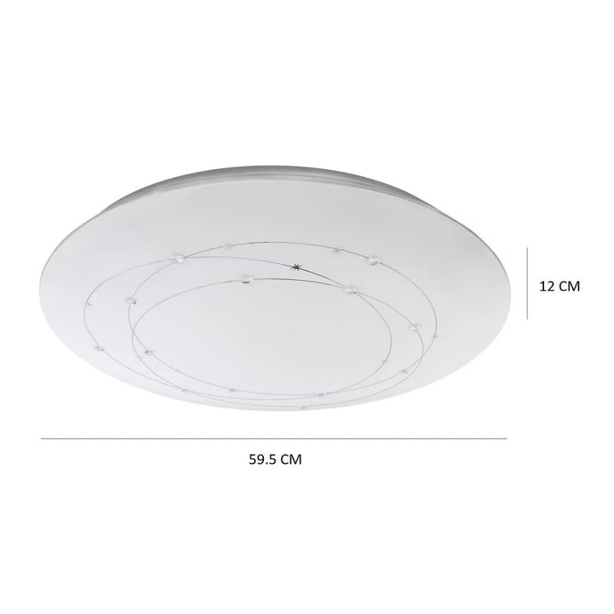 LED Hämardatav laevalgusti ATRIA puldiga LED/48W/230V