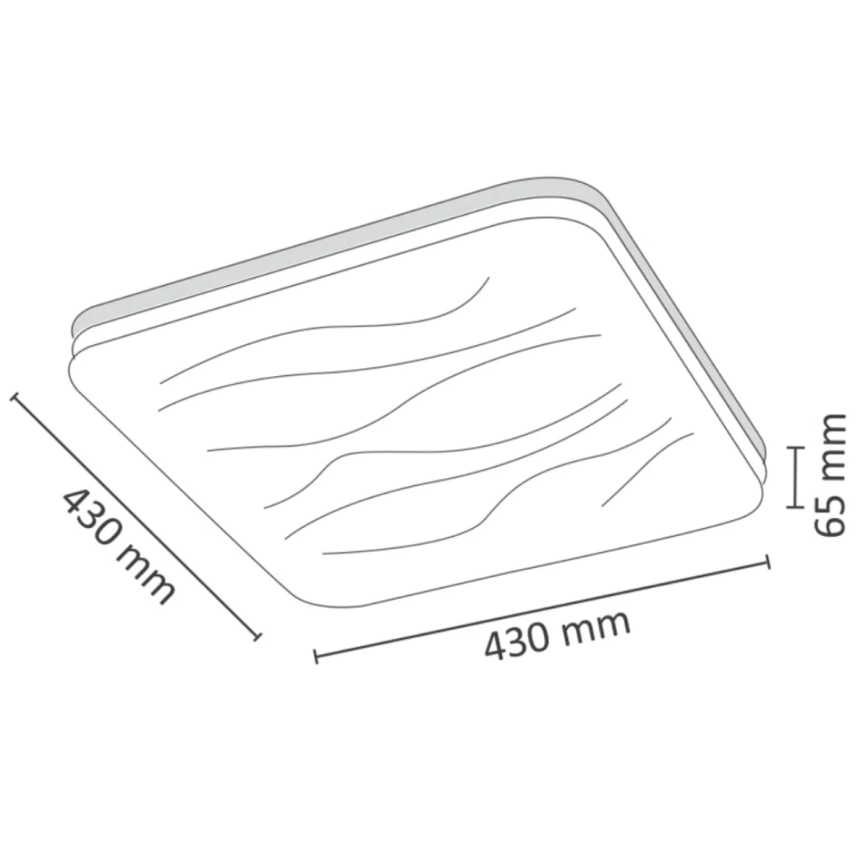 LED Hämardatav laevalgusti DESERT LED/72W/230V + pult