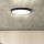 LED Hämardatav laevalgusti ESTELA LED/36W/230V d. 30 cm must + kaugjuhtimispult
