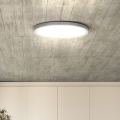 LED Hämardatav laevalgusti ESTELA LED/36W/230V d. 30 cm valge + kaugjuhtimispult