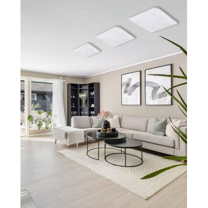 LED Hämardatav laevalgusti FLORA LED/36W/230V 2700-6500K 43x43 cm + kaugjuhtimispult