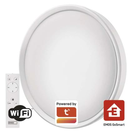 LED Hämardatav laevalgusti GoSmart LED/45W/230V d. 50 cm 2700-6500K Wi-Fi Tuya + kaugjuhtimispult