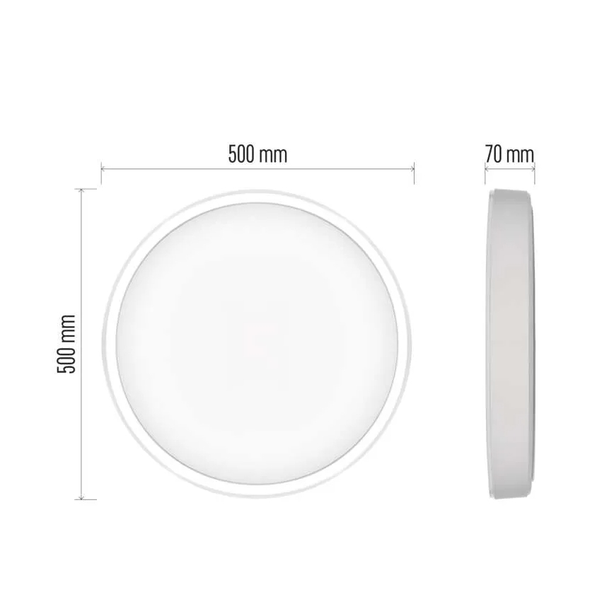 LED Hämardatav laevalgusti GoSmart LED/45W/230V d. 50 cm 2700-6500K Wi-Fi Tuya + kaugjuhtimispult