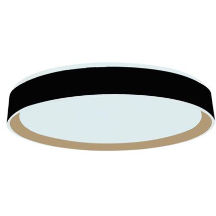 LED Hämardatav laevalgusti hääljuhtimisega OPAL LED/48W/230V 2700-6500K must + kaugjuhtimispult