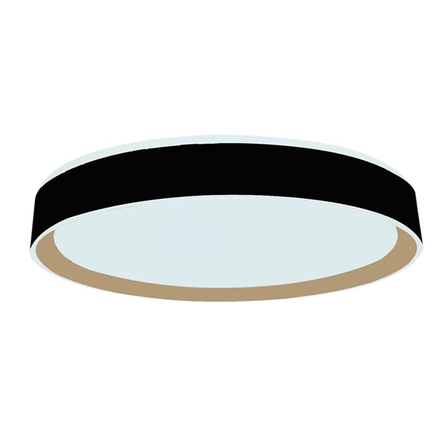 LED Hämardatav laevalgusti hääljuhtimisega OPAL LED/48W/230V 2700-6500K must + kaugjuhtimispult