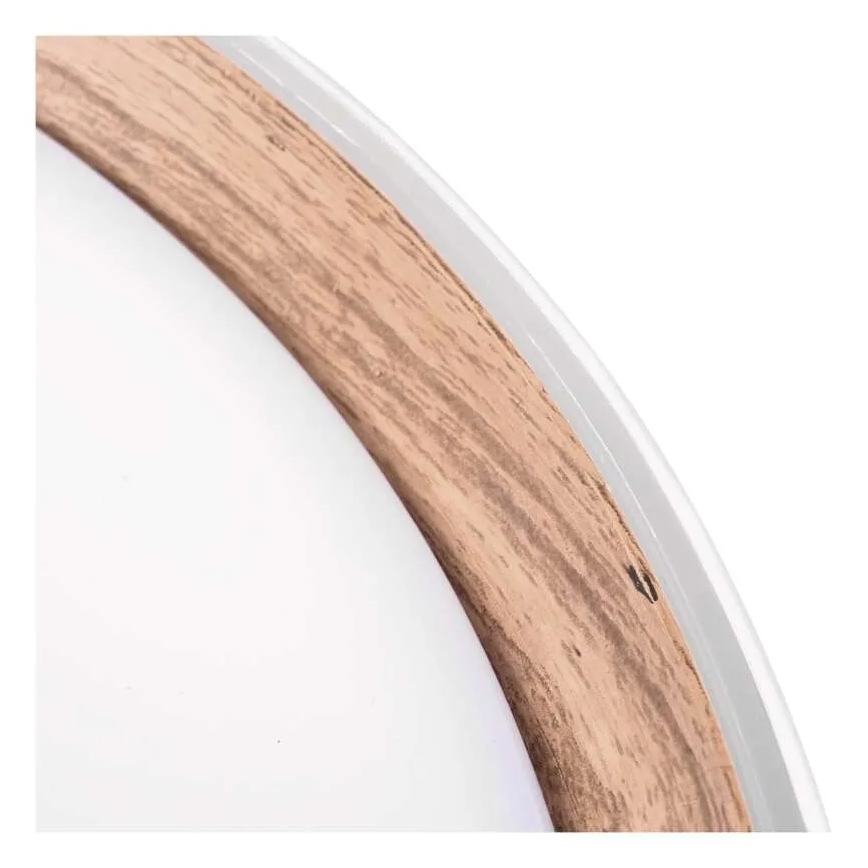 Hämardatav LED-laelamp ILVI LED/45W/230V 2700-6500K läbimõõt 50 cm valge/beež + kaugjuhtimispult