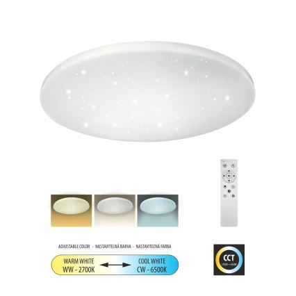 LED Hämardatav laevalgusti IPOLY LED/60W/230V 2700-6500K d. 58 cm + kaugjuhtimispult