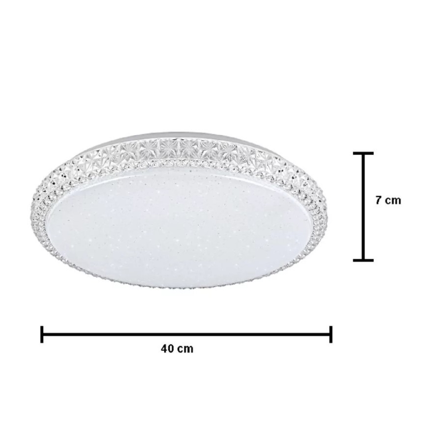 LED Hämardatav laevalgusti IRINA LED/48W/230V puldiga