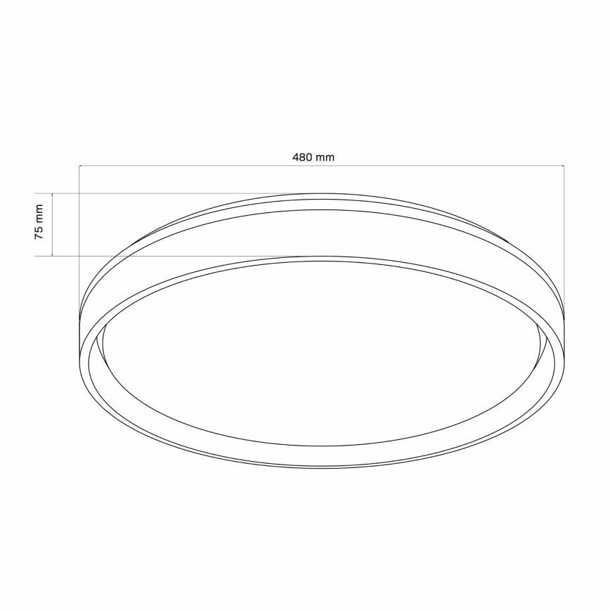 LED Hämardatav laevalgusti vannituppa JADWIGA LED/72W/230V d. 48 cm 3000-6000K IP44 + kaugjuhtimispult