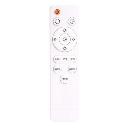 LED Hämardatav laevalgusti KERN LED/80W/230V 3000-6000K d. 80 cm must + kaugjuhtimispult