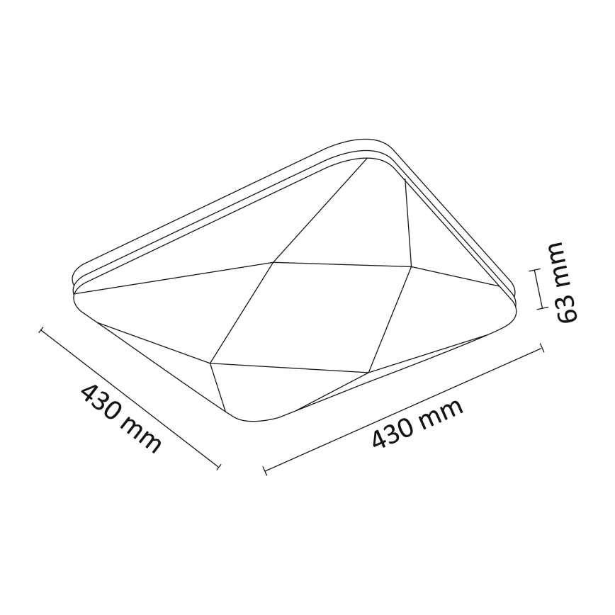 LED Hämardatav laevalgusti koos KASTOR puldiga LED/72W/230V