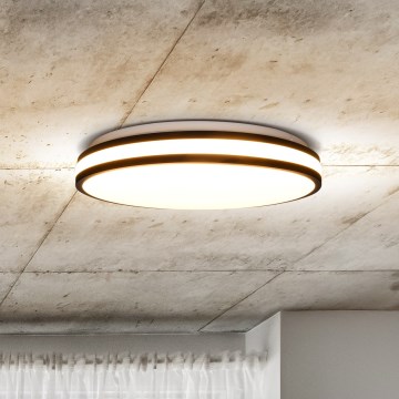 LED Hämardatav laevalgusti LASKOS LED/48W/230V 3000-6500K must + kaugjuhtimispult