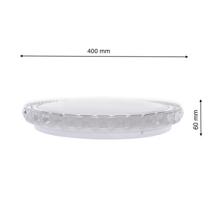 LED Hämardatav laevalgusti LAYLA 1xLED/26W/230V + Pult