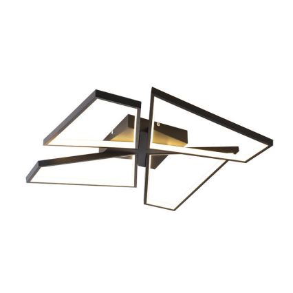 LED Hämardatav laevalgusti LED/115W/230V 3000-6500K must + kaugjuhtimispult