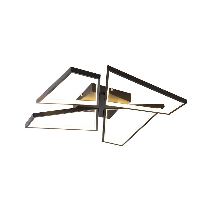 LED Hämardatav laevalgusti LED/115W/230V 3000-6500K must + kaugjuhtimispult