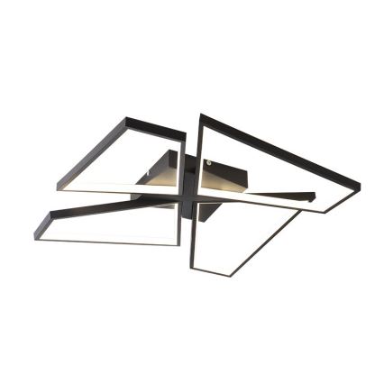 LED Hämardatav laevalgusti LED/115W/230V 3000-6500K must + kaugjuhtimispult