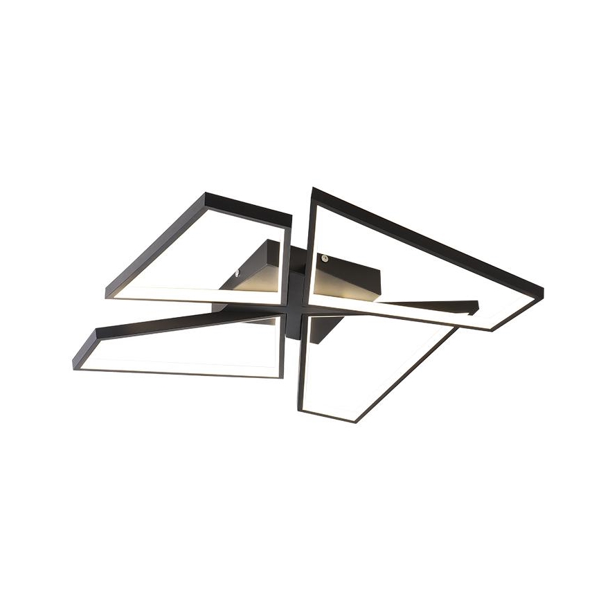 LED Hämardatav laevalgusti LED/115W/230V 3000-6500K must + kaugjuhtimispult