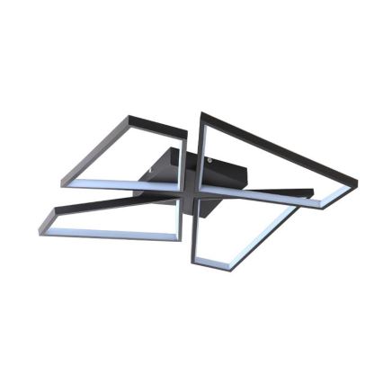 LED Hämardatav laevalgusti LED/115W/230V 3000-6500K must + kaugjuhtimispult