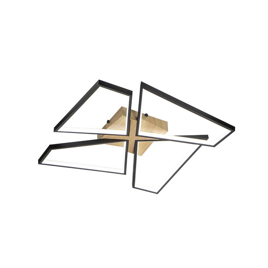LED Hämardatav laevalgusti LED/115W/230V 3000-6500K pruun/must + kaugjuhtimispult