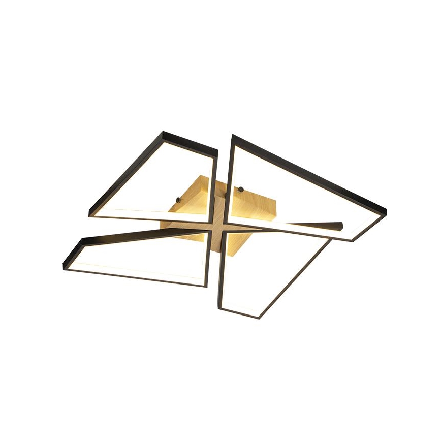 LED Hämardatav laevalgusti LED/115W/230V 3000-6500K pruun/must + kaugjuhtimispult