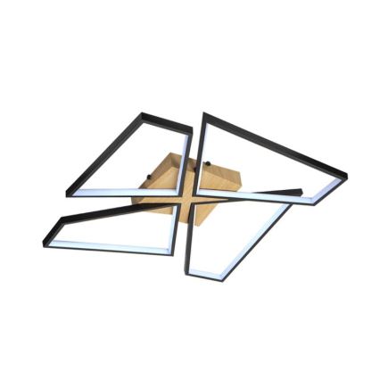 LED Hämardatav laevalgusti LED/115W/230V 3000-6500K pruun/must + kaugjuhtimispult