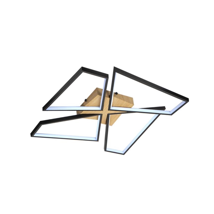 LED Hämardatav laevalgusti LED/115W/230V 3000-6500K pruun/must + kaugjuhtimispult