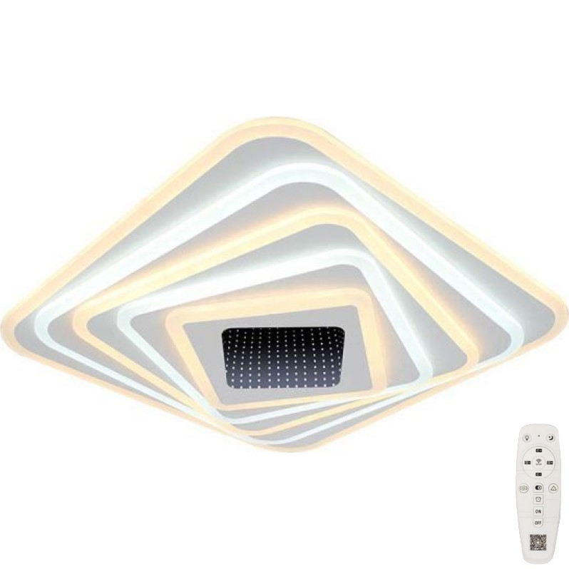 LED Hämardatav laevalgusti LED/150W/230V 3000-6500K 51x51 cm + kaugjuhtimispult