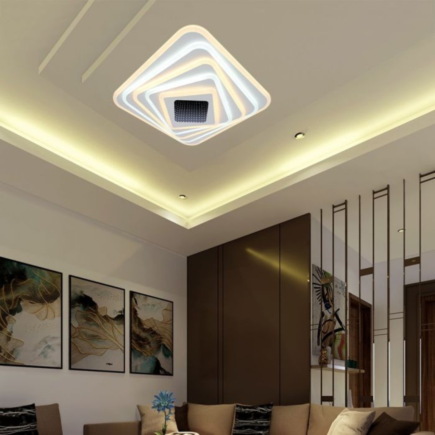 LED Hämardatav laevalgusti LED/150W/230V 3000-6500K 51x51 cm + kaugjuhtimispult