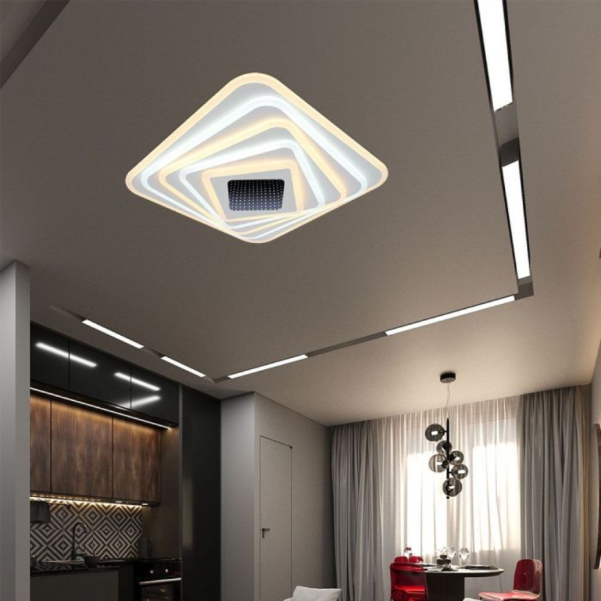 LED Hämardatav laevalgusti LED/150W/230V 3000-6500K 51x51 cm + kaugjuhtimispult