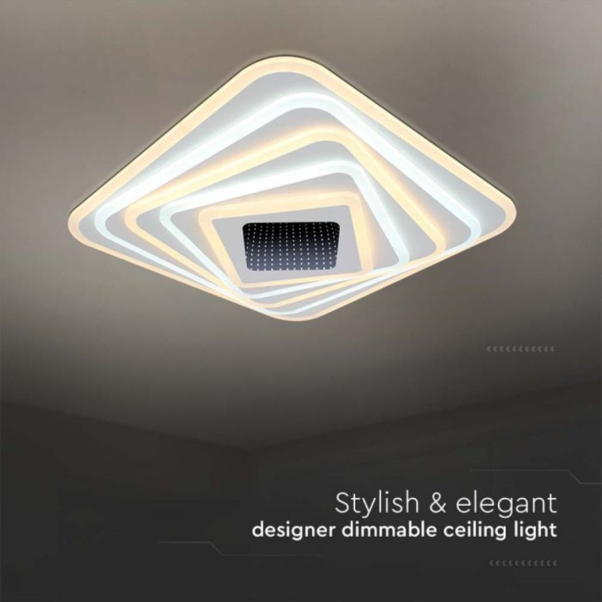 LED Hämardatav laevalgusti LED/150W/230V 3000-6500K 51x51 cm + kaugjuhtimispult