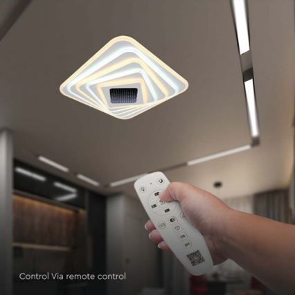 LED Hämardatav laevalgusti LED/150W/230V 3000-6500K 51x51 cm + kaugjuhtimispult