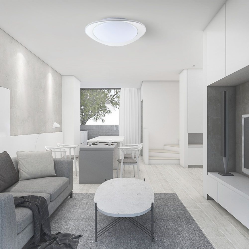 LED Hämardatav laevalgusti LED/40W/230V 3000-6500K 45 cm valge + kaugjuhtimispult