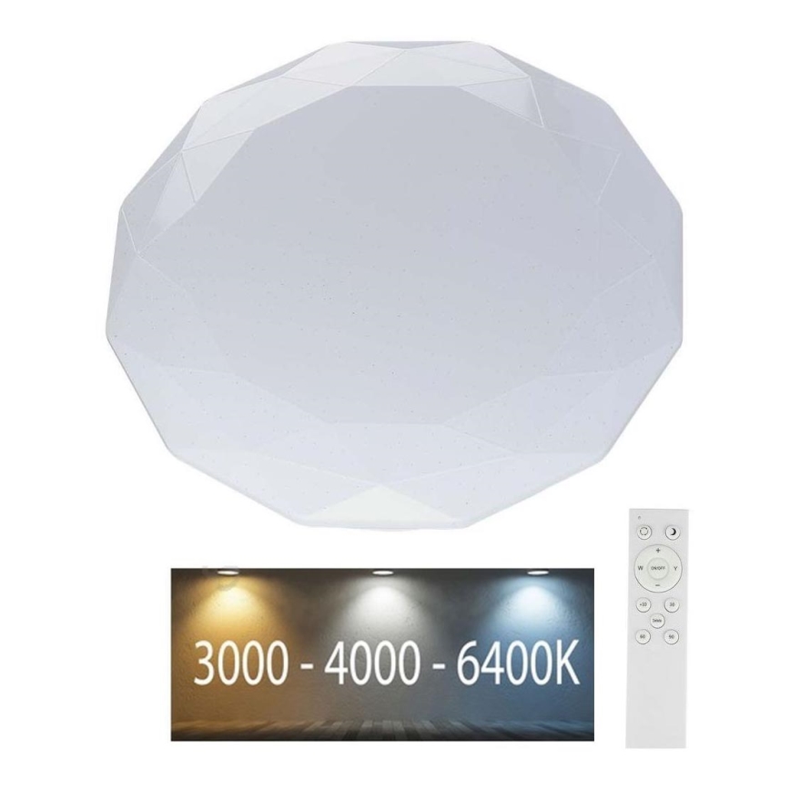 LED Hämardatav laevalgusti LED/40W/230V 3000K/4000K/6500K d. 50 cm + kaugjuhtimispult