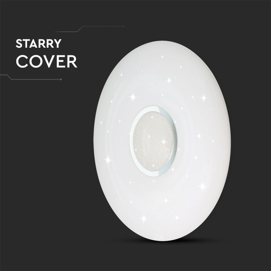 LED Hämardatav laevalgusti LED/40W/230V 3000K/4000K/6500K d. 49 cm + kaugjuhtimispult