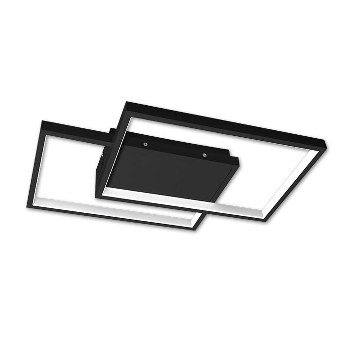 LED Hämardatav laevalgusti LED/45W/230V 3000-6500K must + kaugjuhtimispult