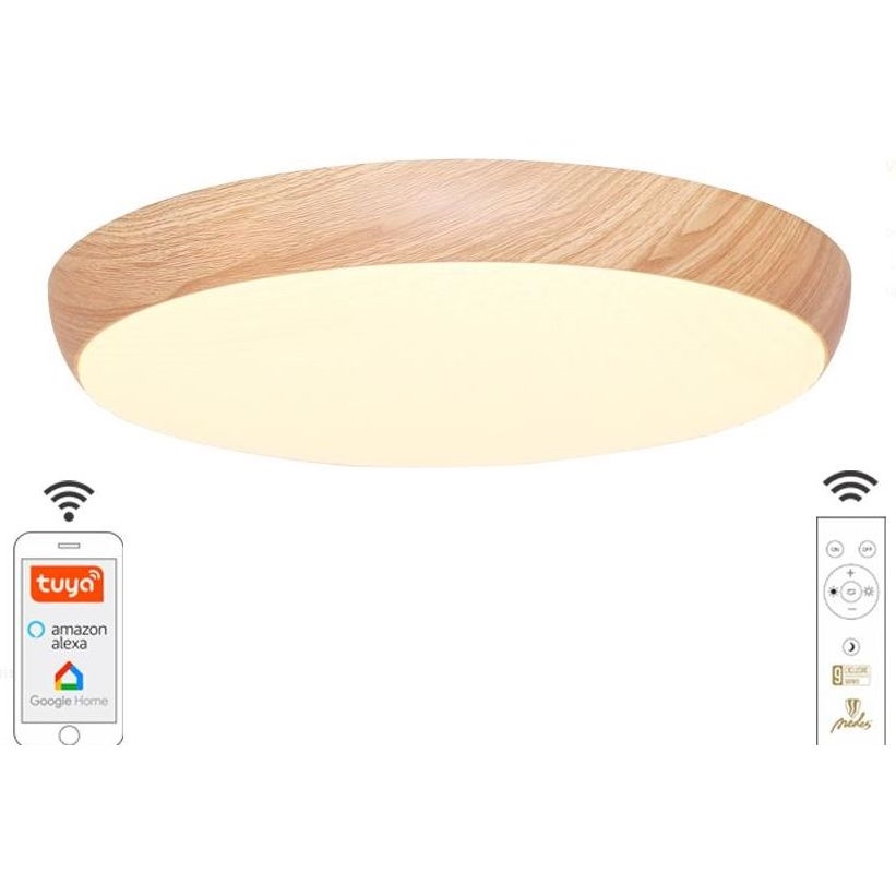 LED Hämardatav laevalgusti LED/48W/230V 2700-6500K Wi-Fi Tuya + kaugjuhtimispult