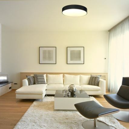 LED Hämardatav laevalgusti LED/50W/230V 3000-6500K must + kaugjuhtimispult