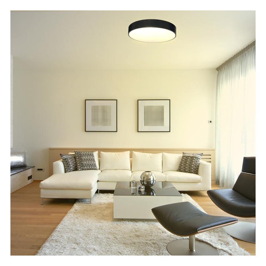 LED Hämardatav laevalgusti LED/50W/230V 3000-6500K must + kaugjuhtimispult