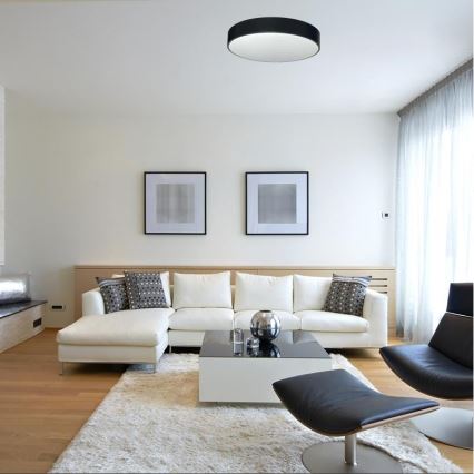LED Hämardatav laevalgusti LED/50W/230V 3000-6500K must + kaugjuhtimispult