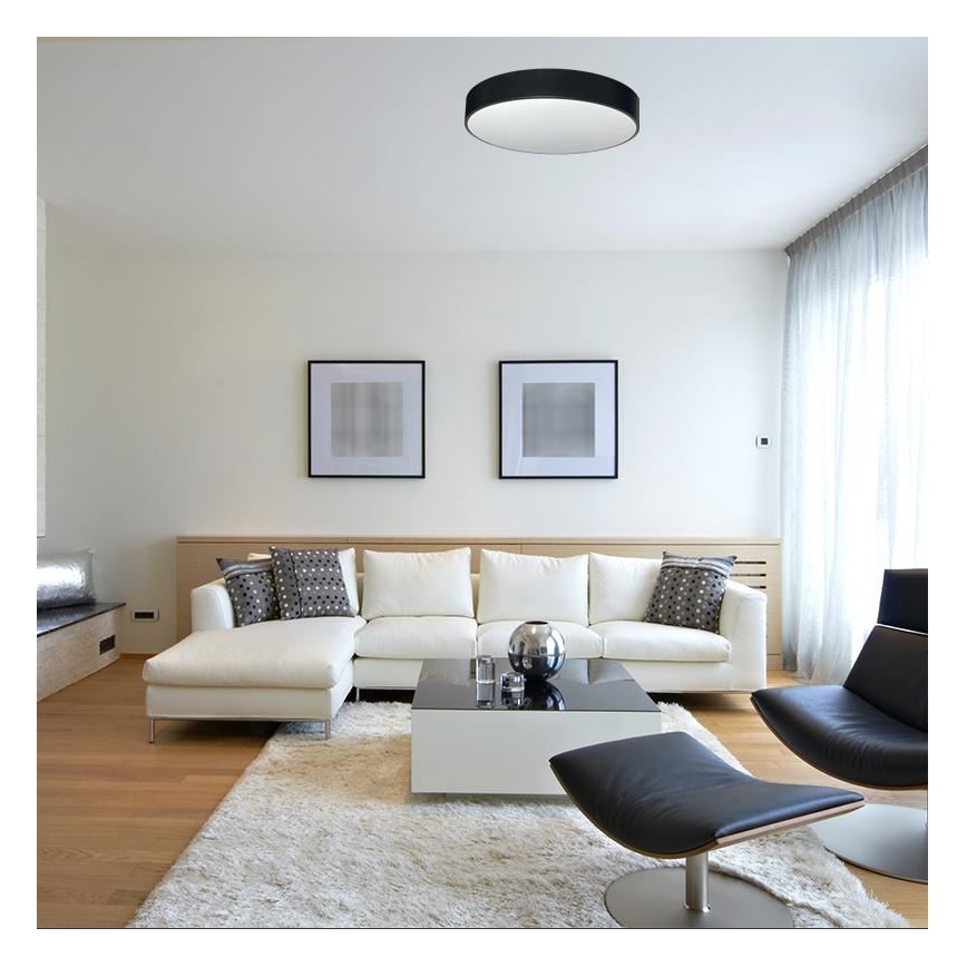 LED Hämardatav laevalgusti LED/50W/230V 3000-6500K must + kaugjuhtimispult