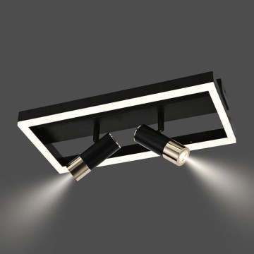 LED Hämardatav laevalgusti LED/50W/230V 3000-6500K must + kaugjuhtimispult