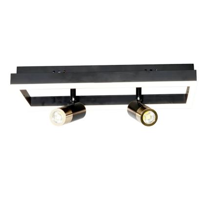 LED Hämardatav laevalgusti LED/50W/230V 3000-6500K must + kaugjuhtimispult