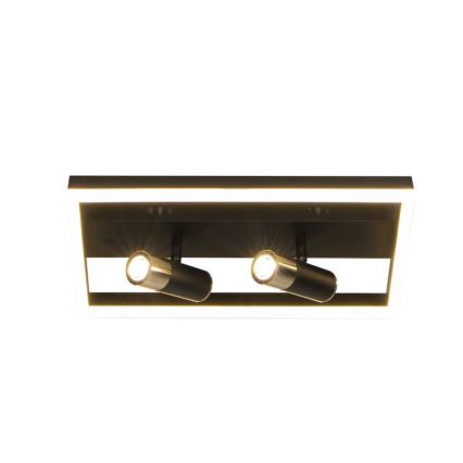 LED Hämardatav laevalgusti LED/50W/230V 3000-6500K must + kaugjuhtimispult