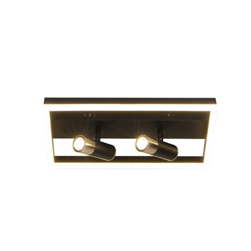 LED Hämardatav laevalgusti LED/50W/230V 3000-6500K must + kaugjuhtimispult
