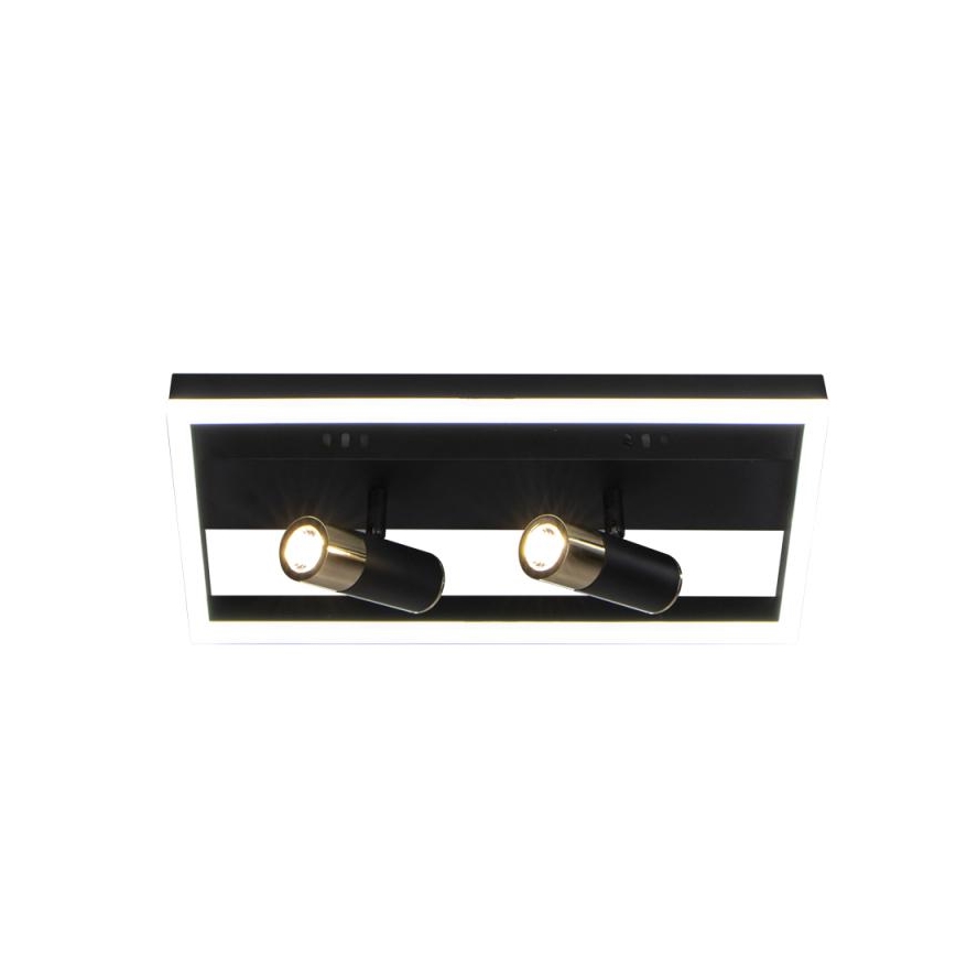 LED Hämardatav laevalgusti LED/50W/230V 3000-6500K must + kaugjuhtimispult