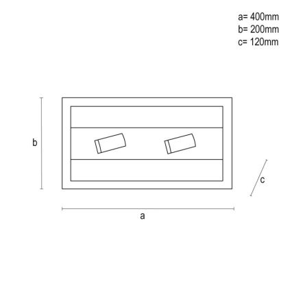 LED Hämardatav laevalgusti LED/50W/230V 3000-6500K must + kaugjuhtimispult