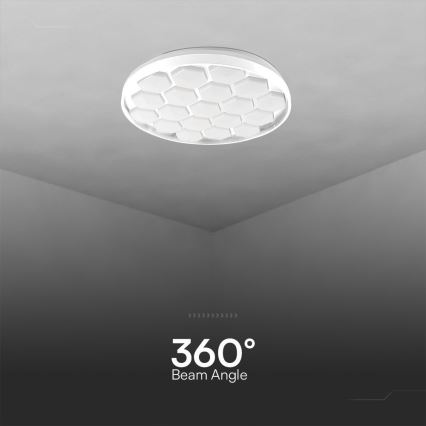 LED Hämardatav laevalgusti LED/60W/230V 3000/4000/6500K d. 49 cm + kaugjuhtimispult