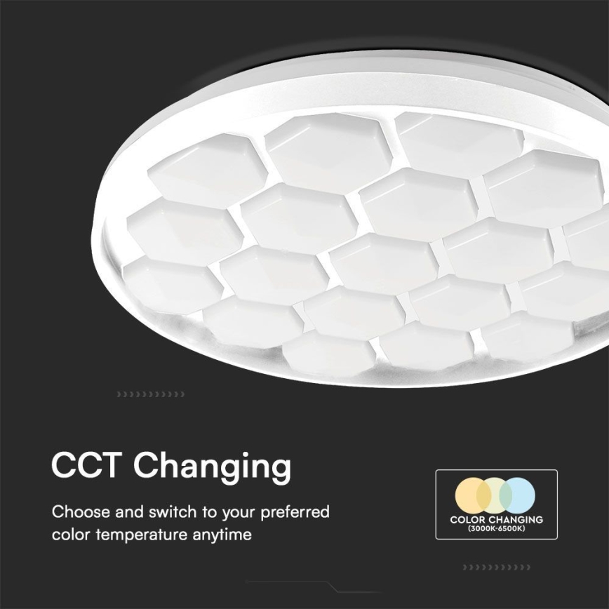 LED Hämardatav laevalgusti LED/60W/230V 3000/4000/6500K d. 49 cm + kaugjuhtimispult